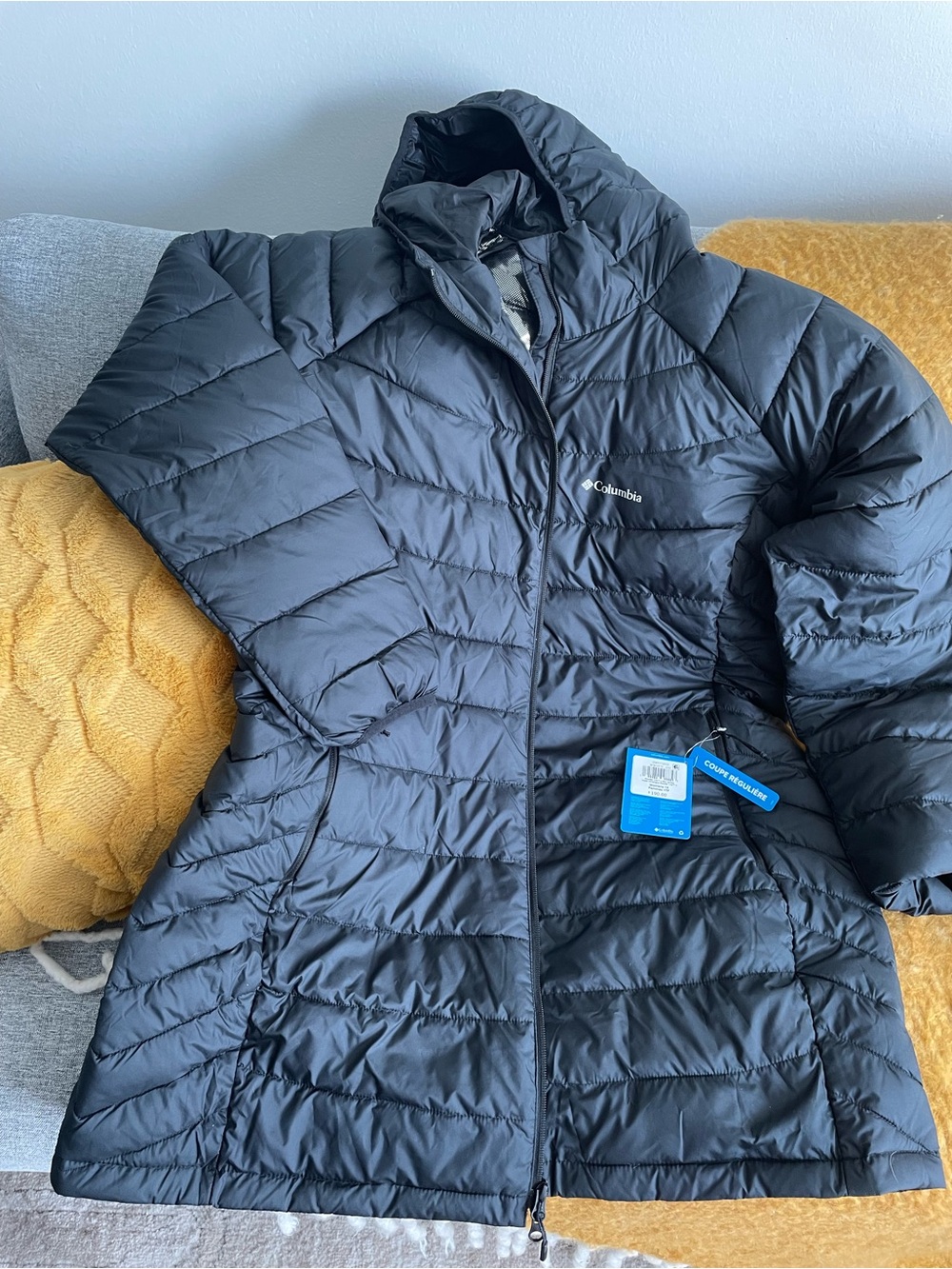 Columbia Women's Black Packable Quilted Puffer Jacket size 1x